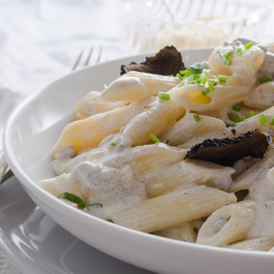 Penne with truffles